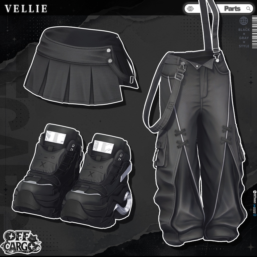 🔴On Sale🖤【VRC 衣装】OFF CARGO - RETRO