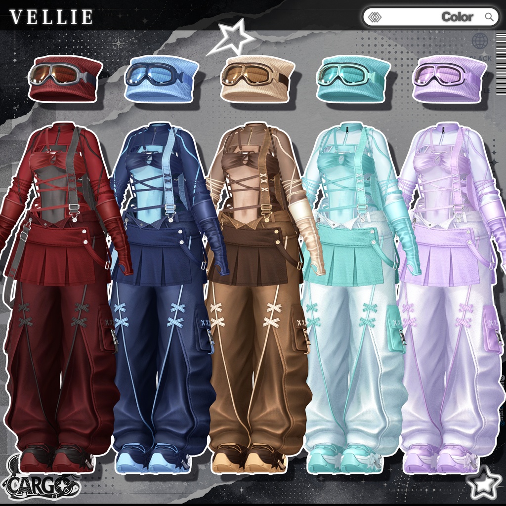 🔴On Sale🖤【VRC 衣装】OFF CARGO - RETRO