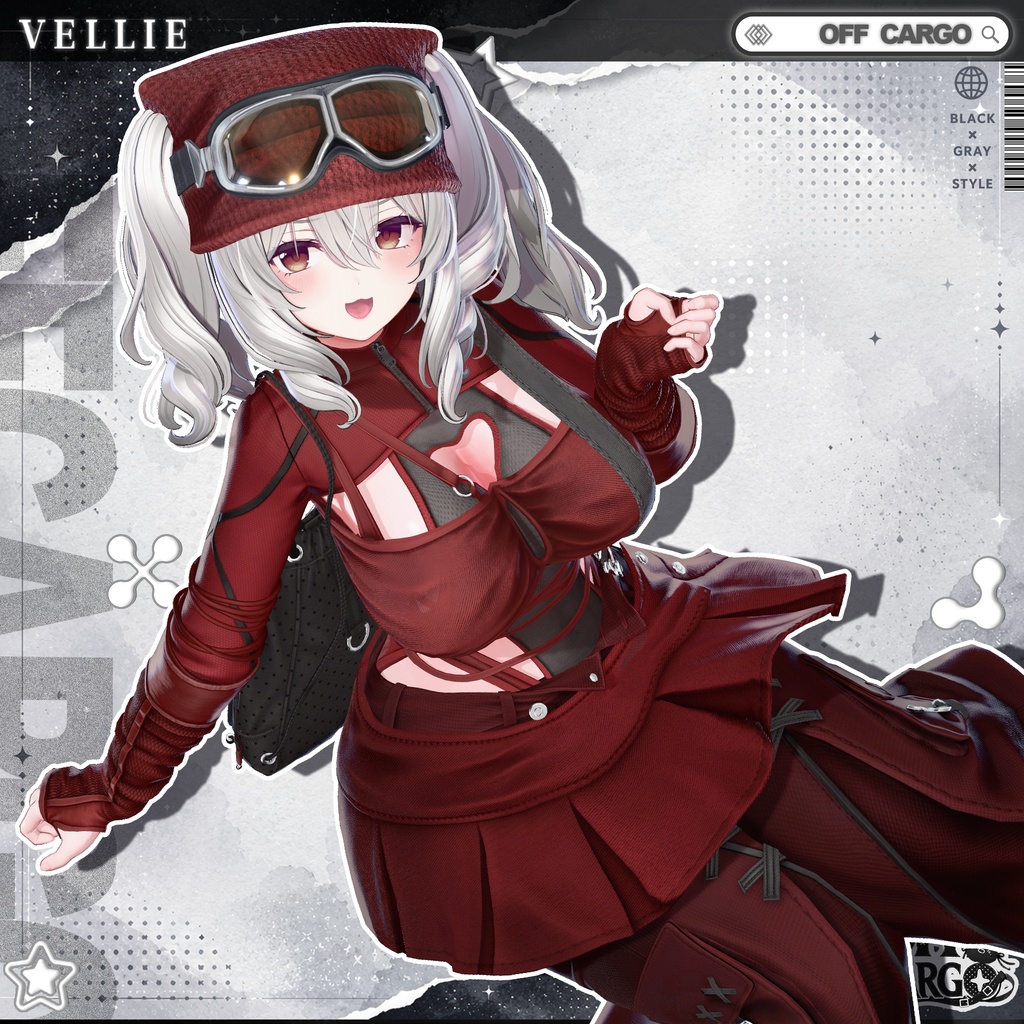 🔴On Sale🖤【VRC 衣装】OFF CARGO - RETRO
