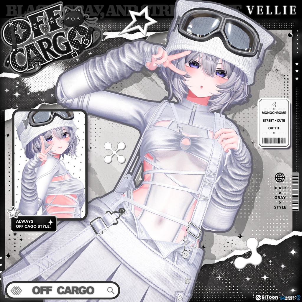 🔴On Sale🖤【VRC 衣装】OFF CARGO - RETRO