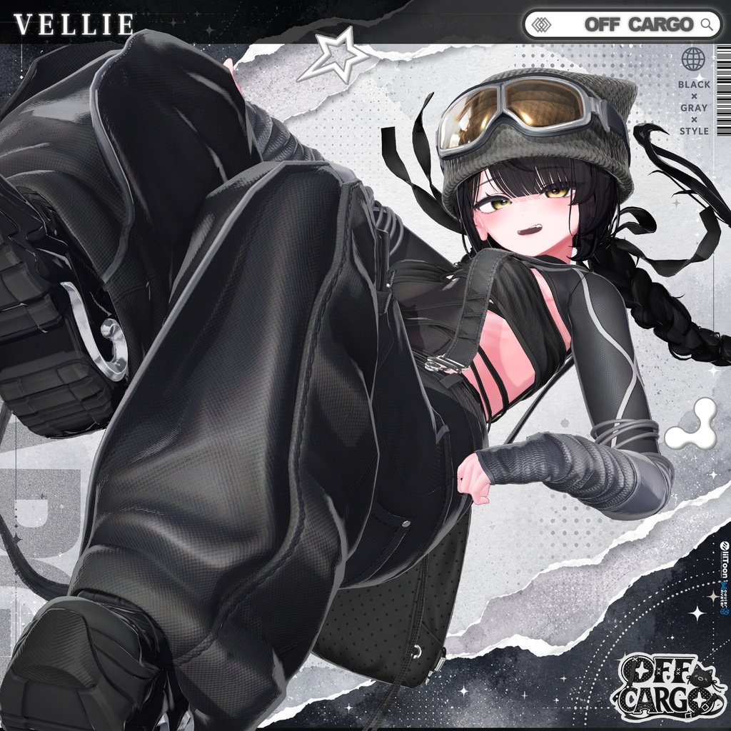🔴On Sale🖤【VRC 衣装】OFF CARGO - RETRO