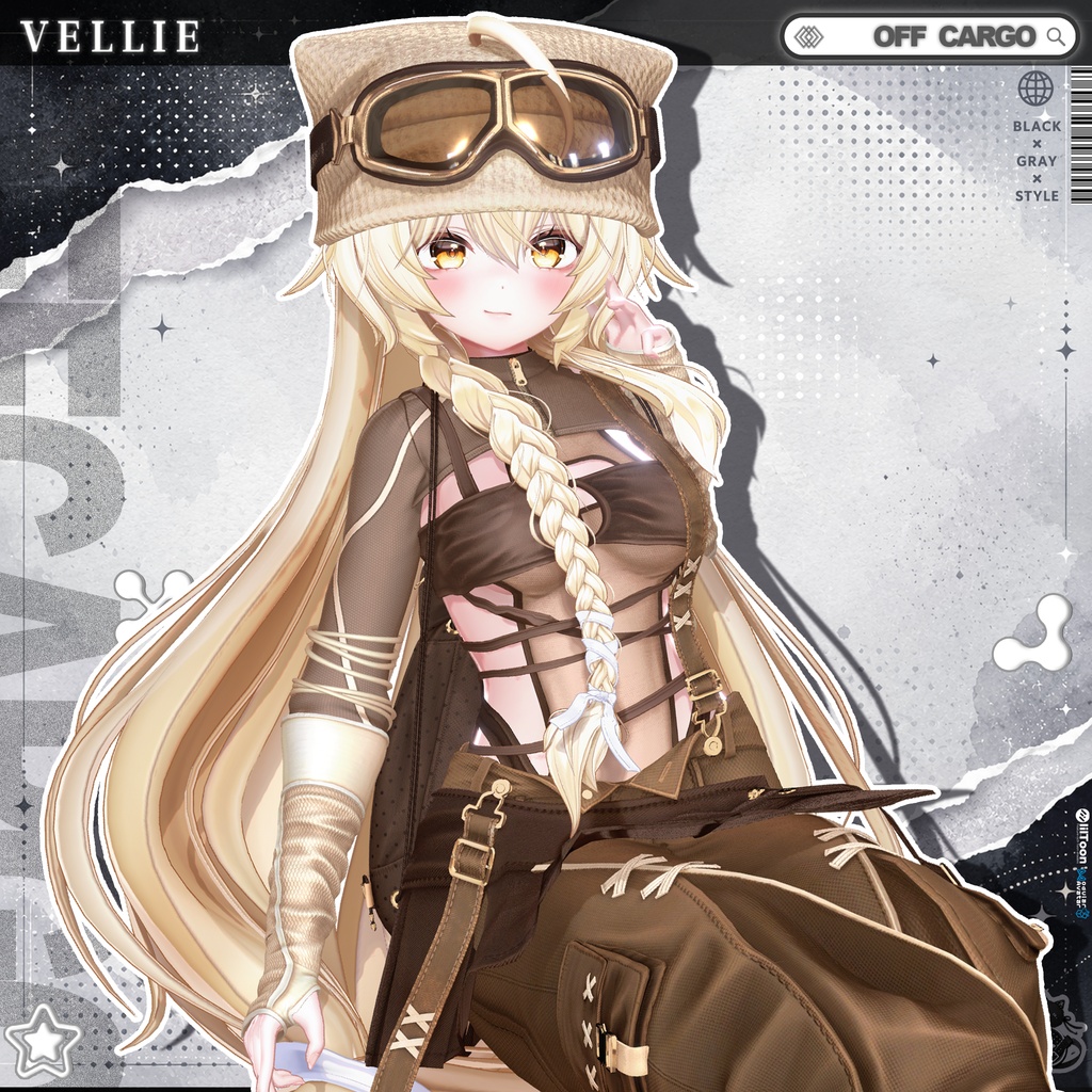 🔴On Sale🖤【VRC 衣装】OFF CARGO - RETRO