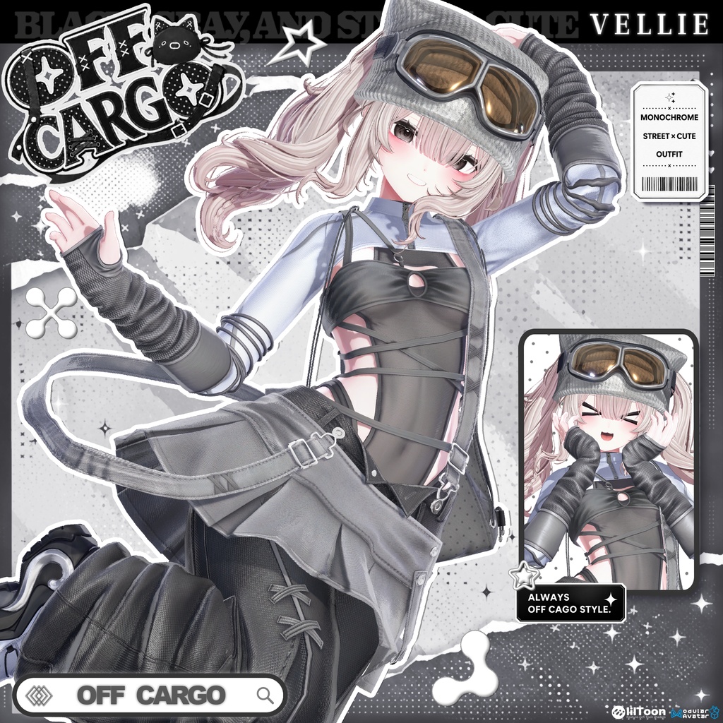 🔴On Sale🖤【VRC 衣装】OFF CARGO - RETRO