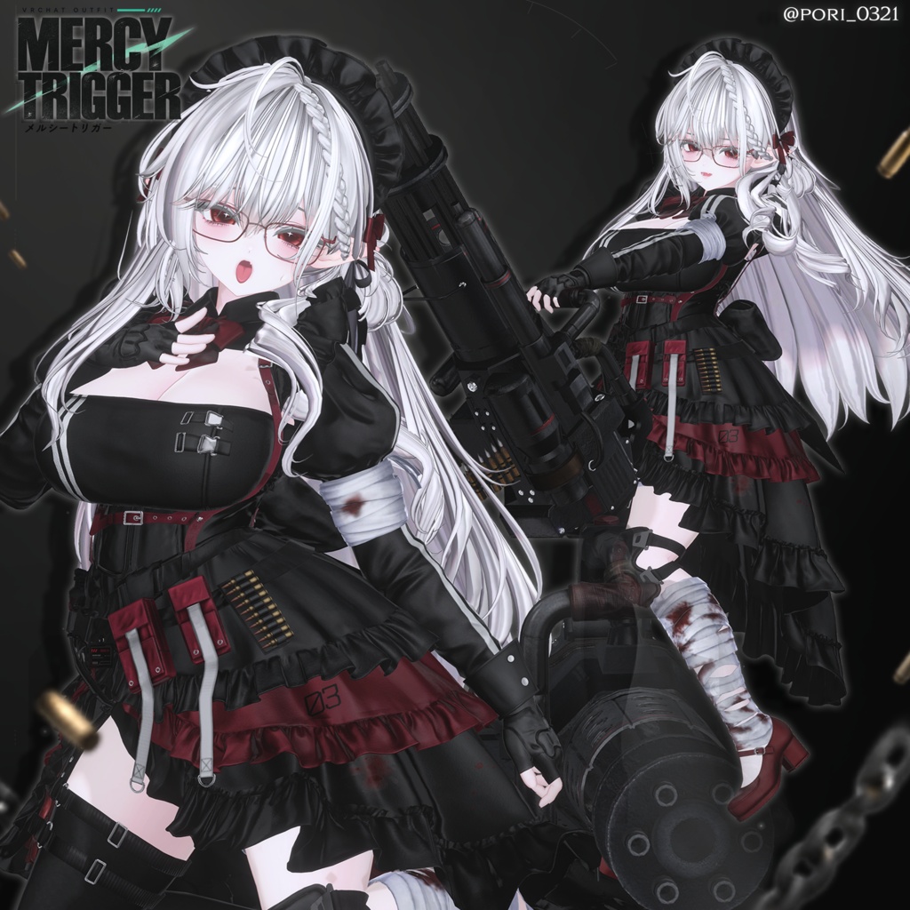 🔴On Sale🔲【VRC 衣装】 Mercy Trigger - Combat