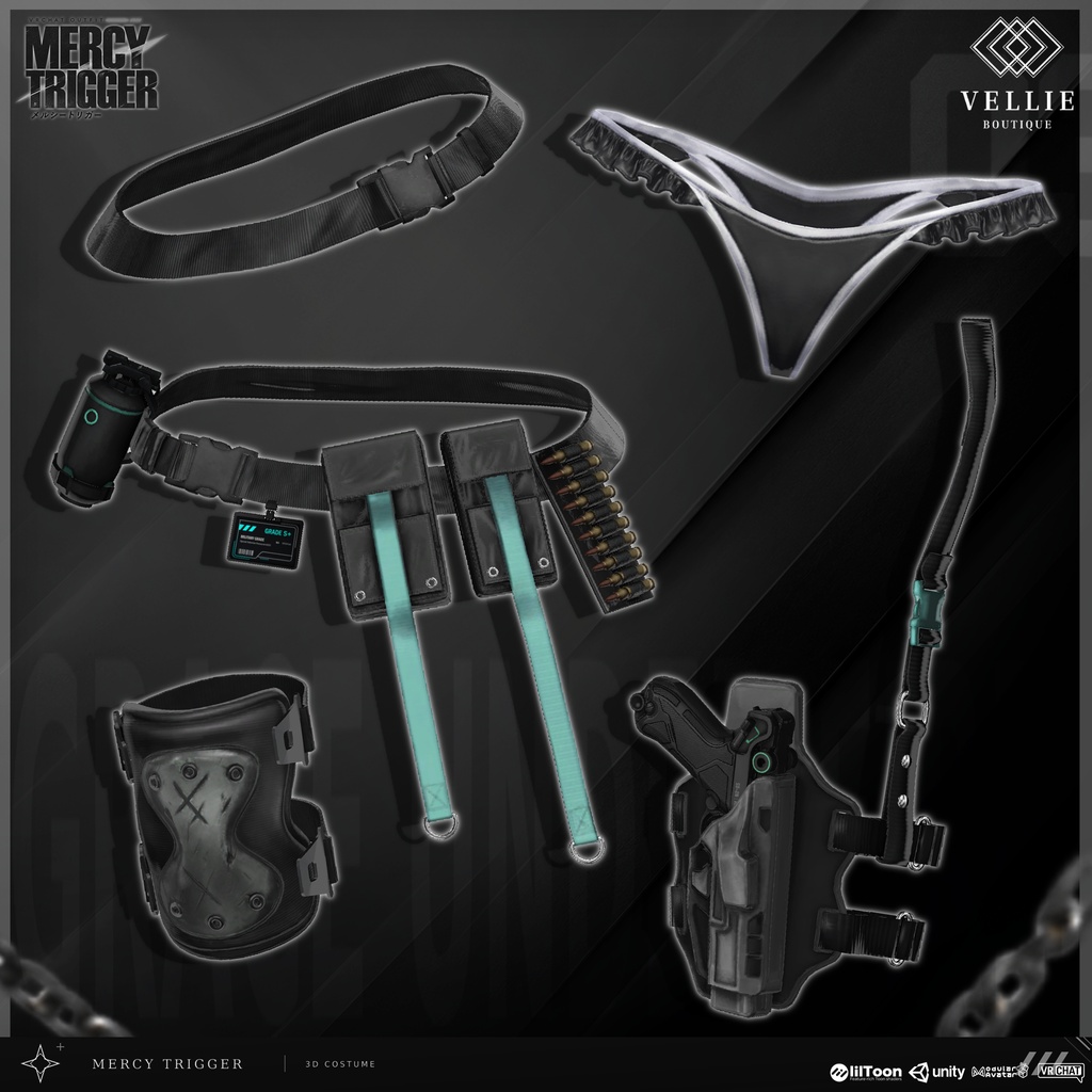 🔴On Sale🔲【VRC 衣装】 Mercy Trigger - Combat