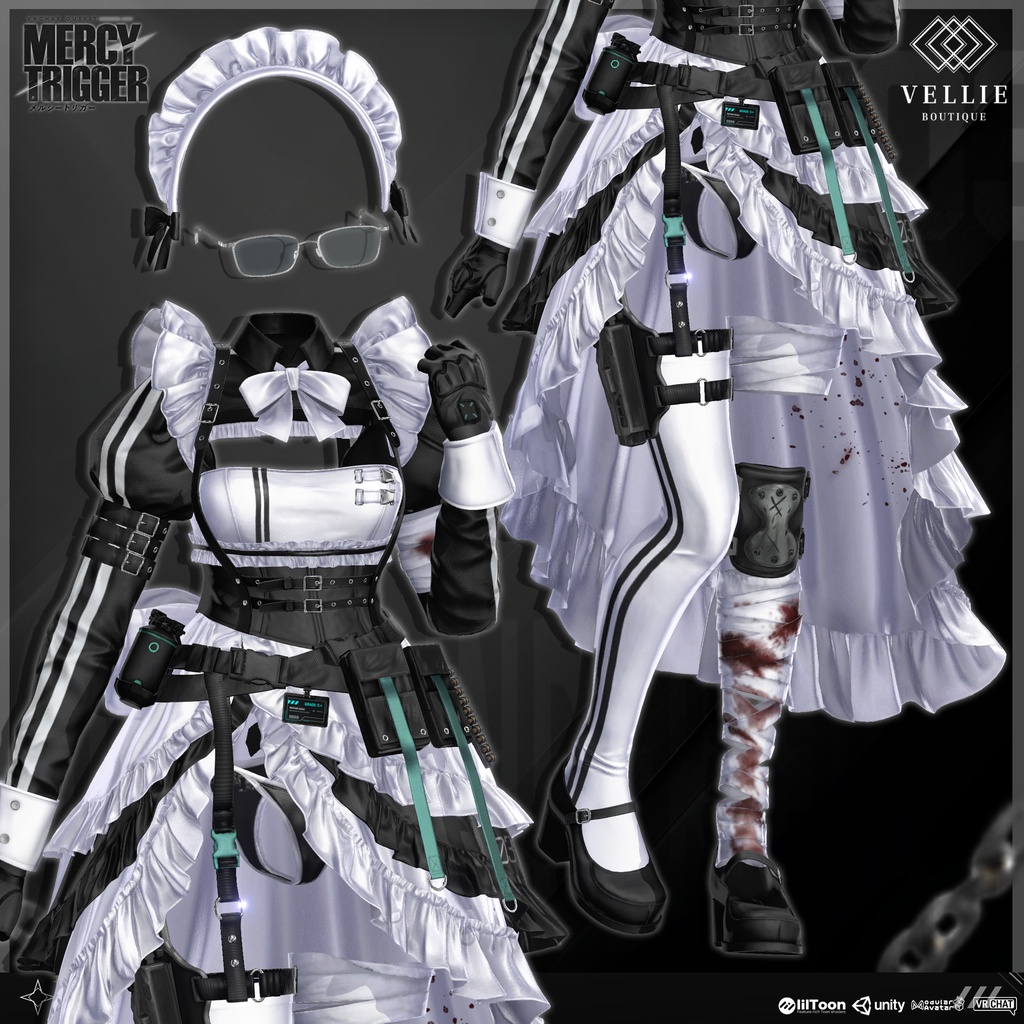 🔴On Sale🔲【VRC 衣装】 Mercy Trigger - Combat