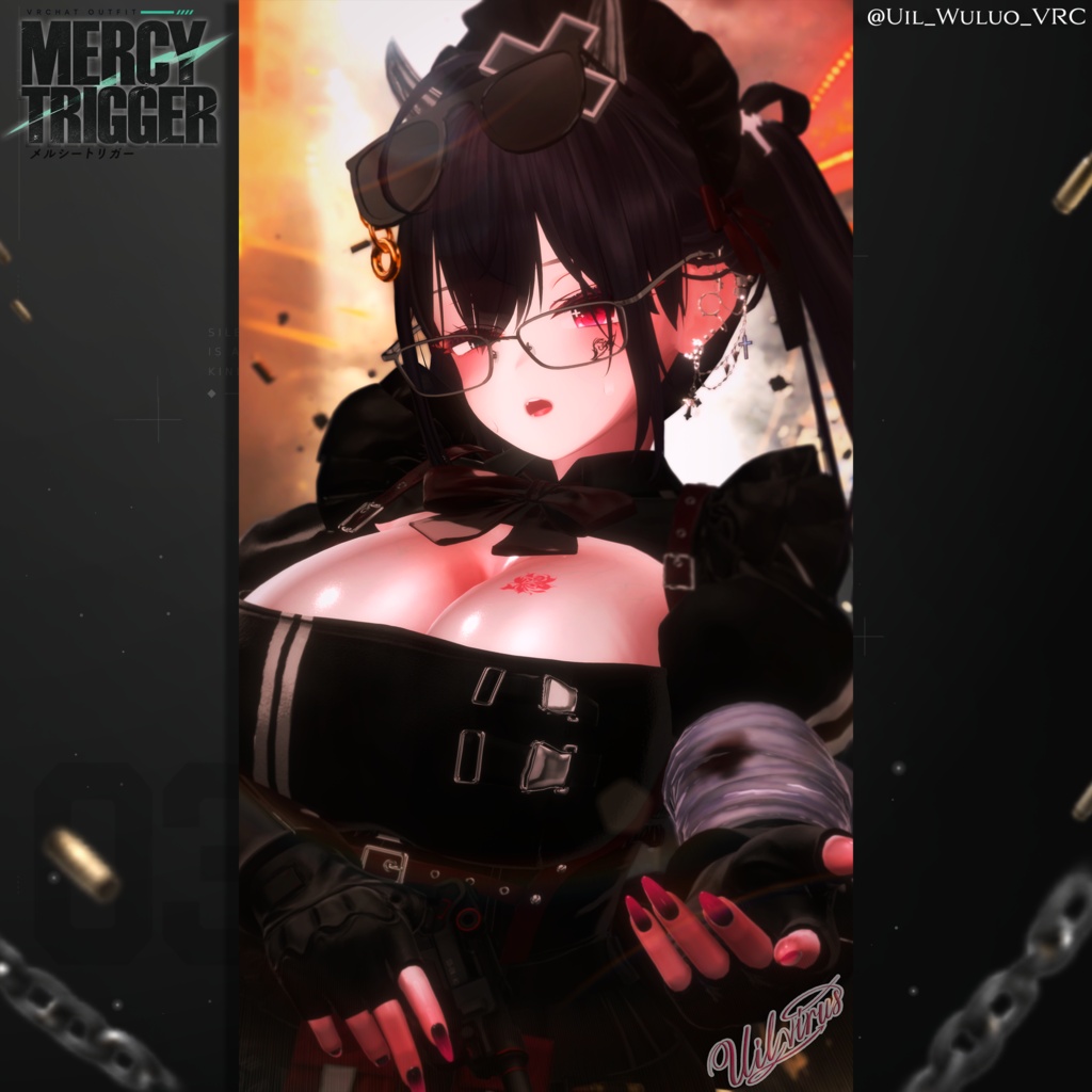 🔴On Sale🔲【VRC 衣装】 Mercy Trigger - Combat