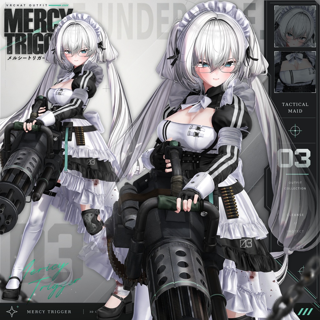 🔴On Sale🔲【VRC 衣装】 Mercy Trigger - Combat