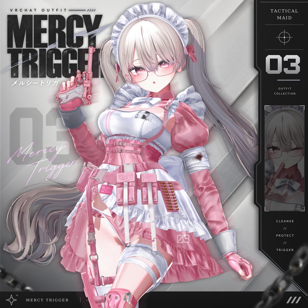 🔴On Sale🔲【VRC 衣装】 Mercy Trigger - Combat