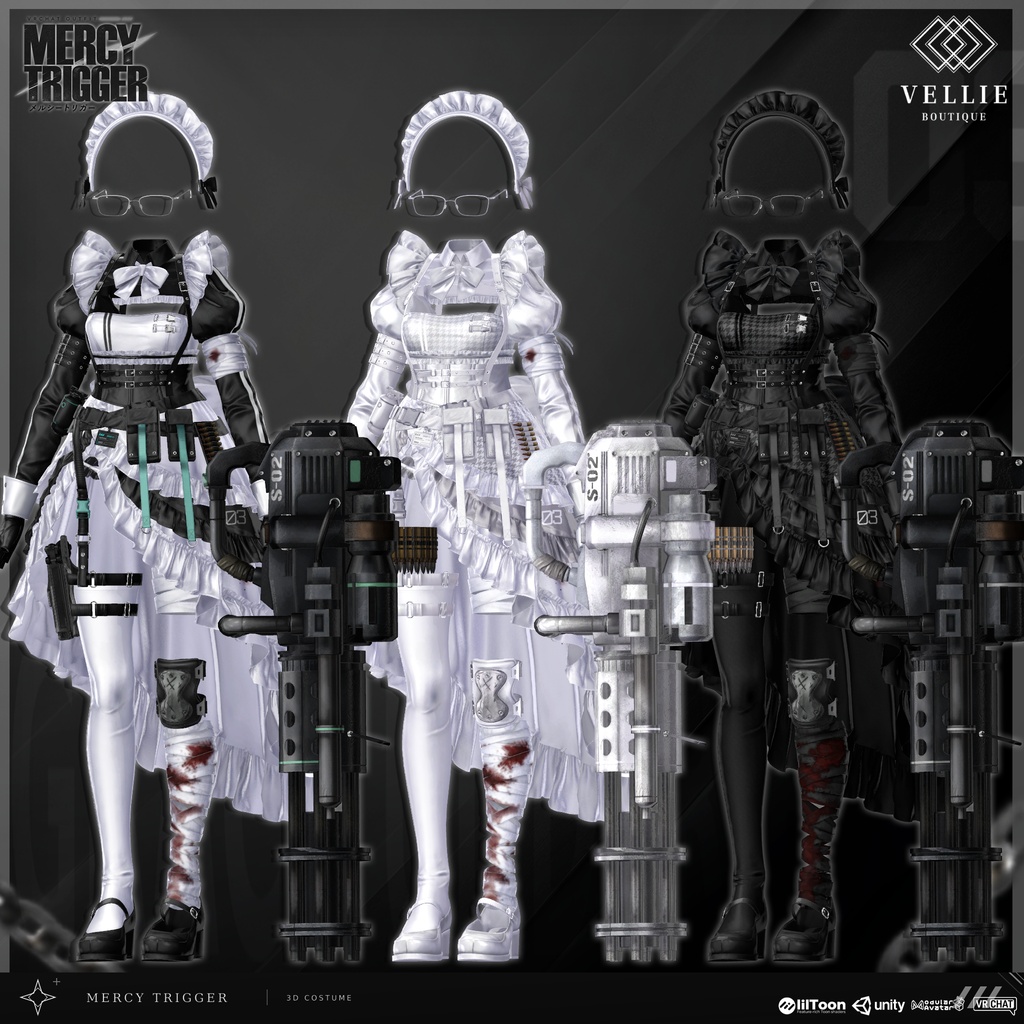 🔴On Sale🔲【VRC 衣装】 Mercy Trigger - Combat