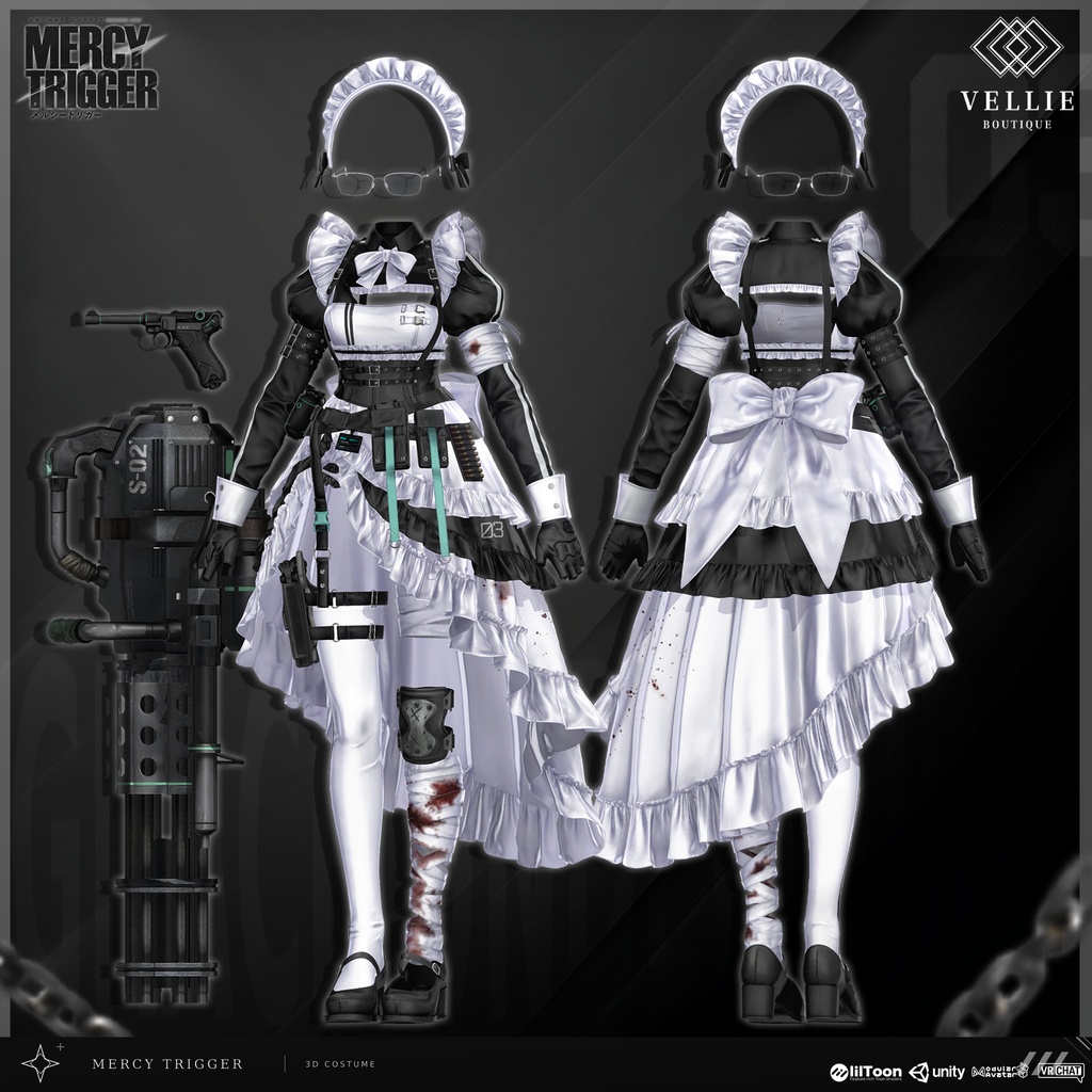 🔴On Sale🔲【VRC 衣装】 Mercy Trigger - Combat