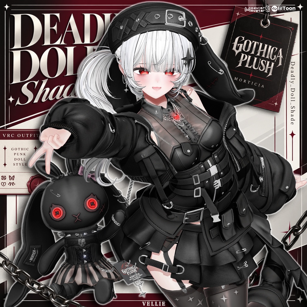 🔴1DAY SALE🐰【VRC 衣装】 Deadly Doll - Shade