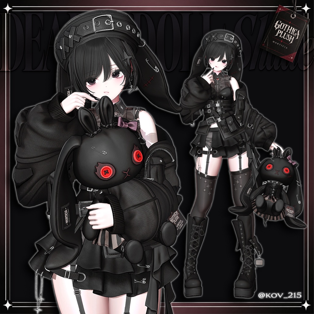 🔴1DAY SALE🐰【VRC 衣装】 Deadly Doll - Shade