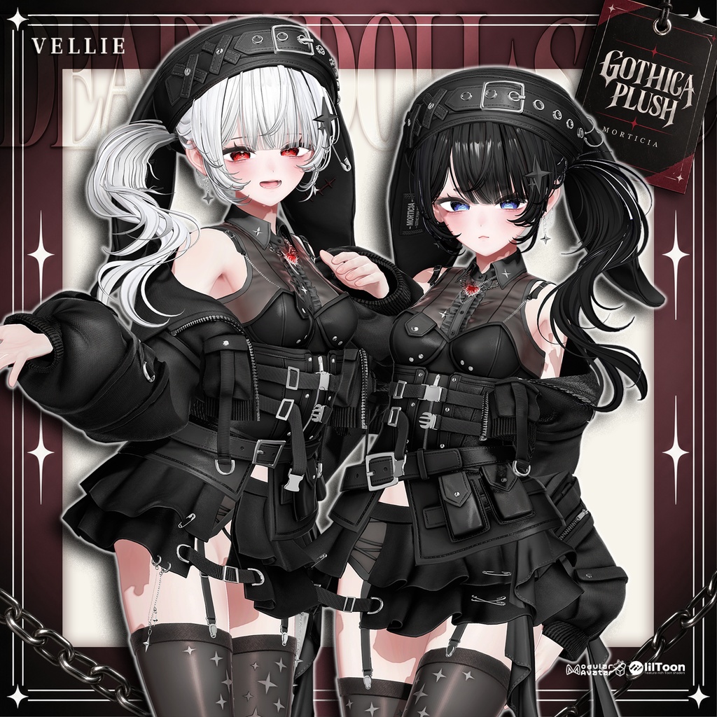 🔴1DAY SALE🐰【VRC 衣装】 Deadly Doll - Shade
