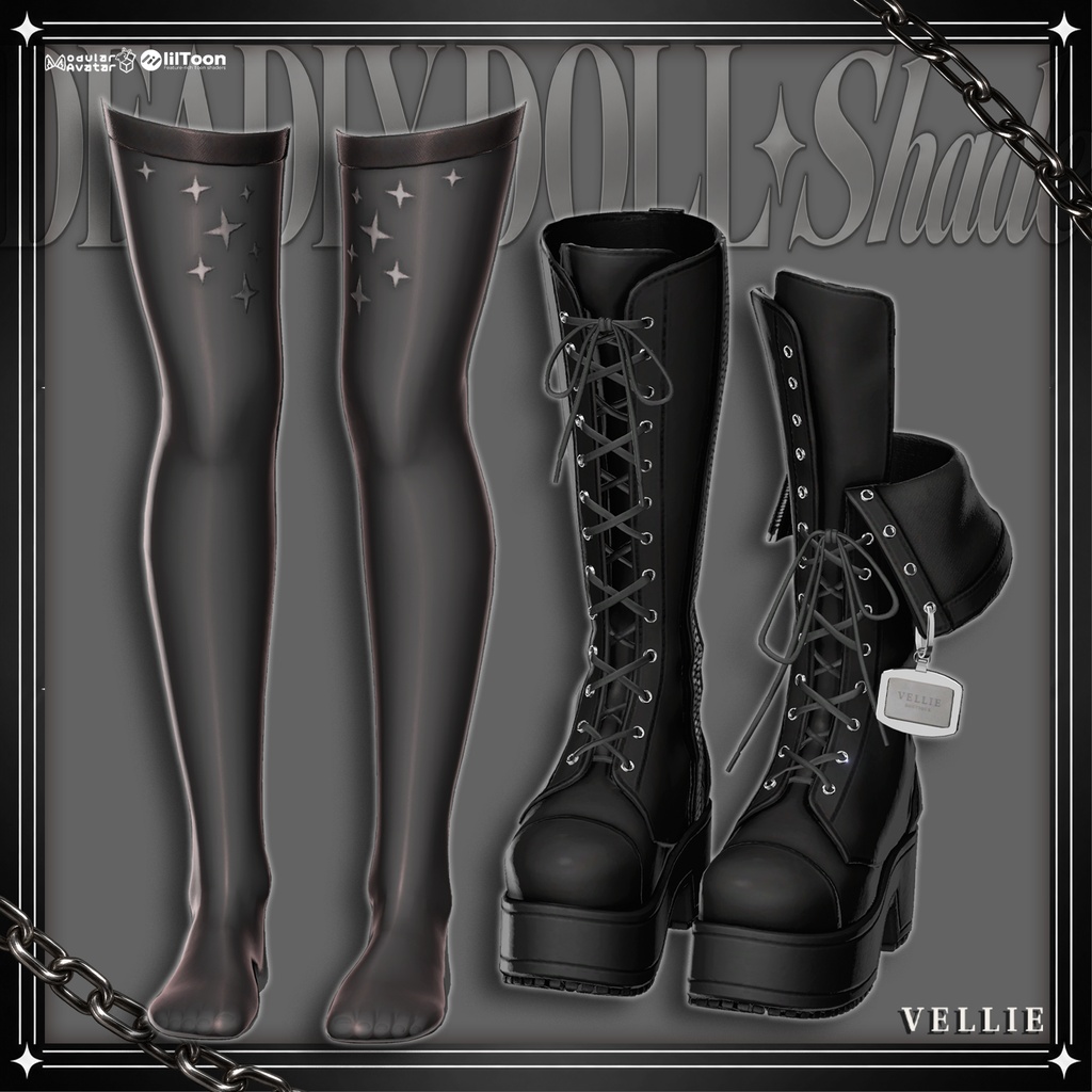 🔴1DAY SALE🐰【VRC 衣装】 Deadly Doll - Shade