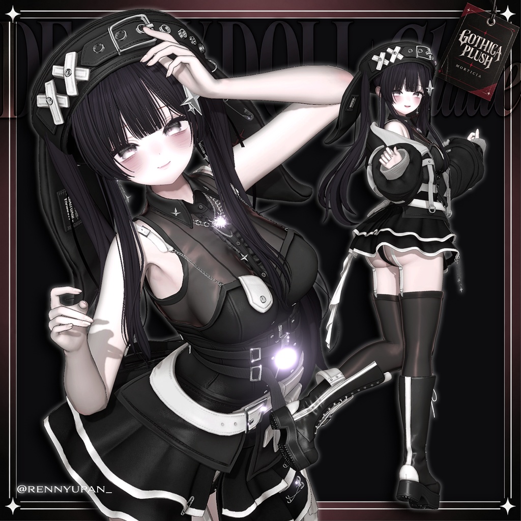 🔴1DAY SALE🐰【VRC 衣装】 Deadly Doll - Shade