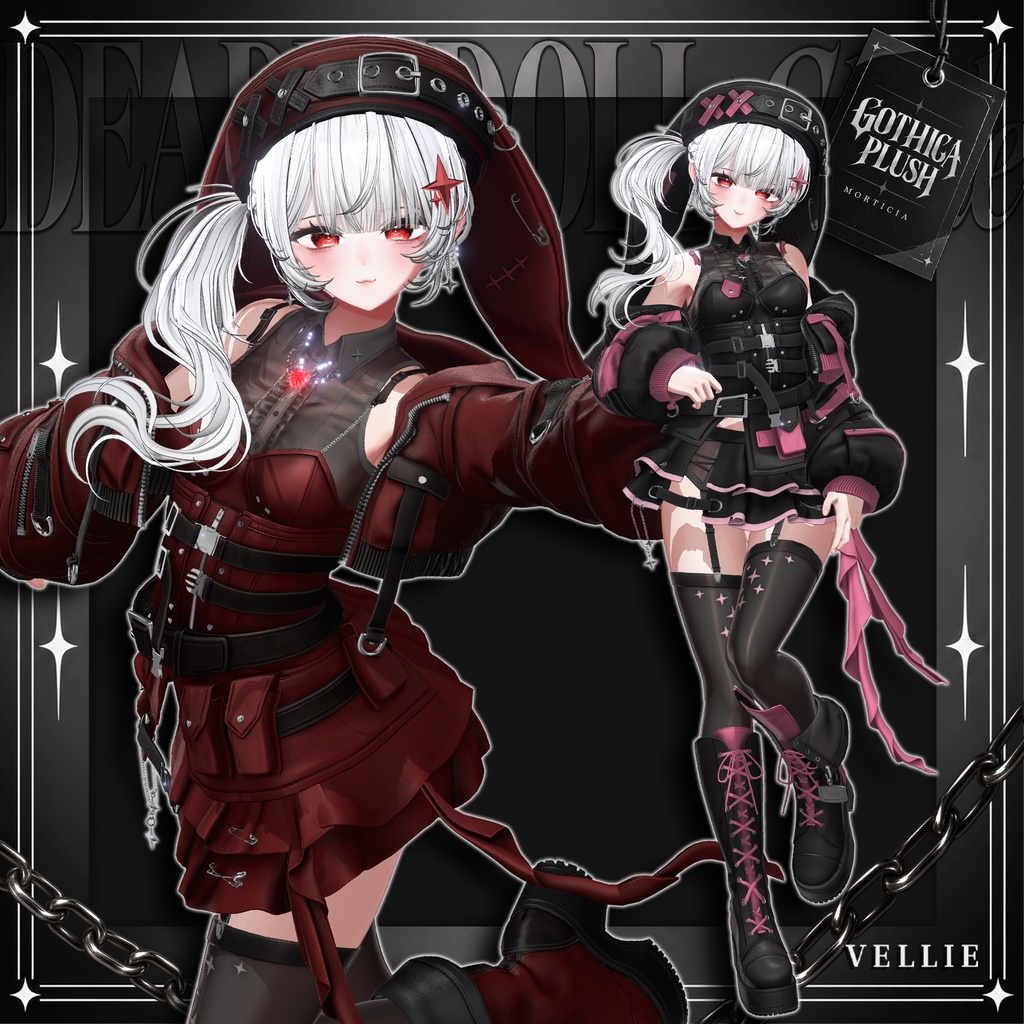 🔴1DAY SALE🐰【VRC 衣装】 Deadly Doll - Shade
