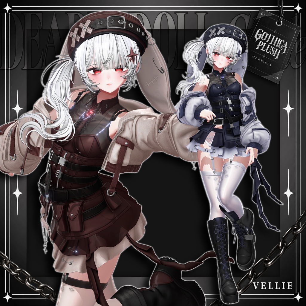 🔴1DAY SALE🐰【VRC 衣装】 Deadly Doll - Shade