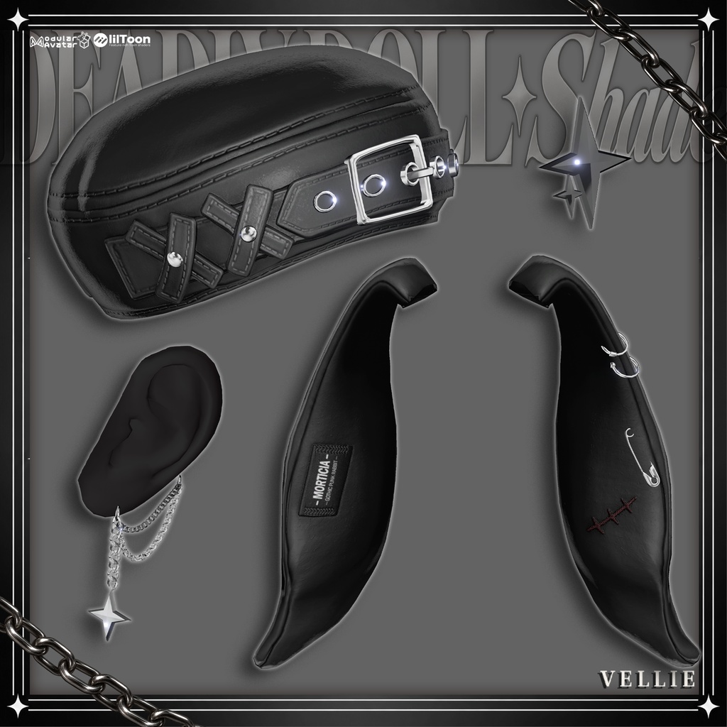 🔴1DAY SALE🐰【VRC 衣装】 Deadly Doll - Shade
