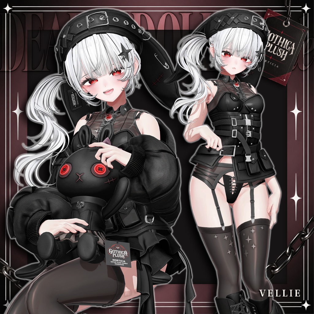 🔴1DAY SALE🐰【VRC 衣装】 Deadly Doll - Shade