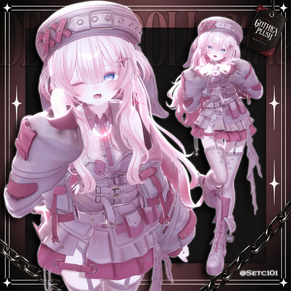 🔴1DAY SALE🐰【VRC 衣装】 Deadly Doll - Shade