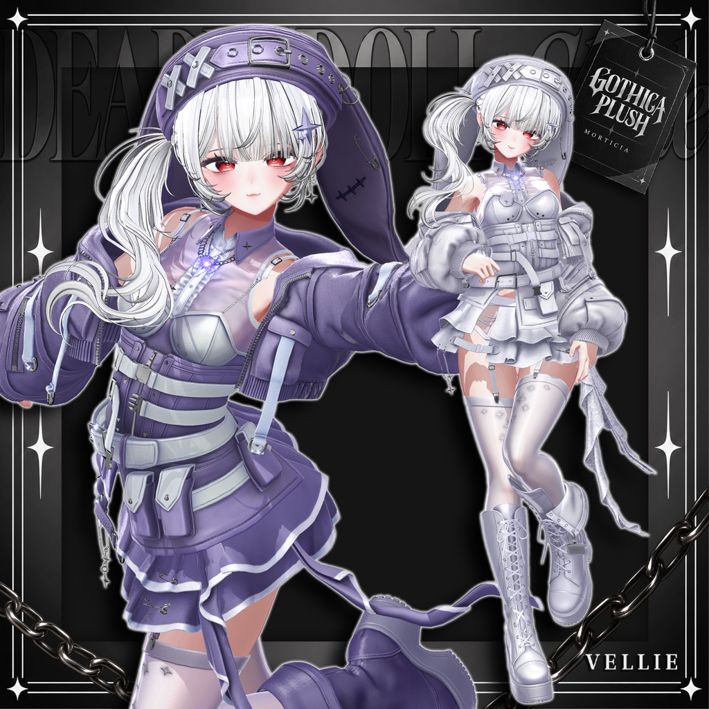 🔴1DAY SALE🐰【VRC 衣装】 Deadly Doll - Shade