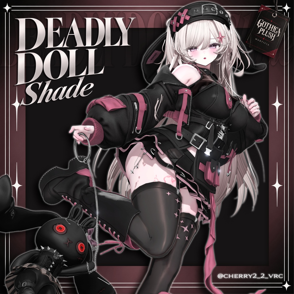 🔴1DAY SALE🐰【VRC 衣装】 Deadly Doll - Shade