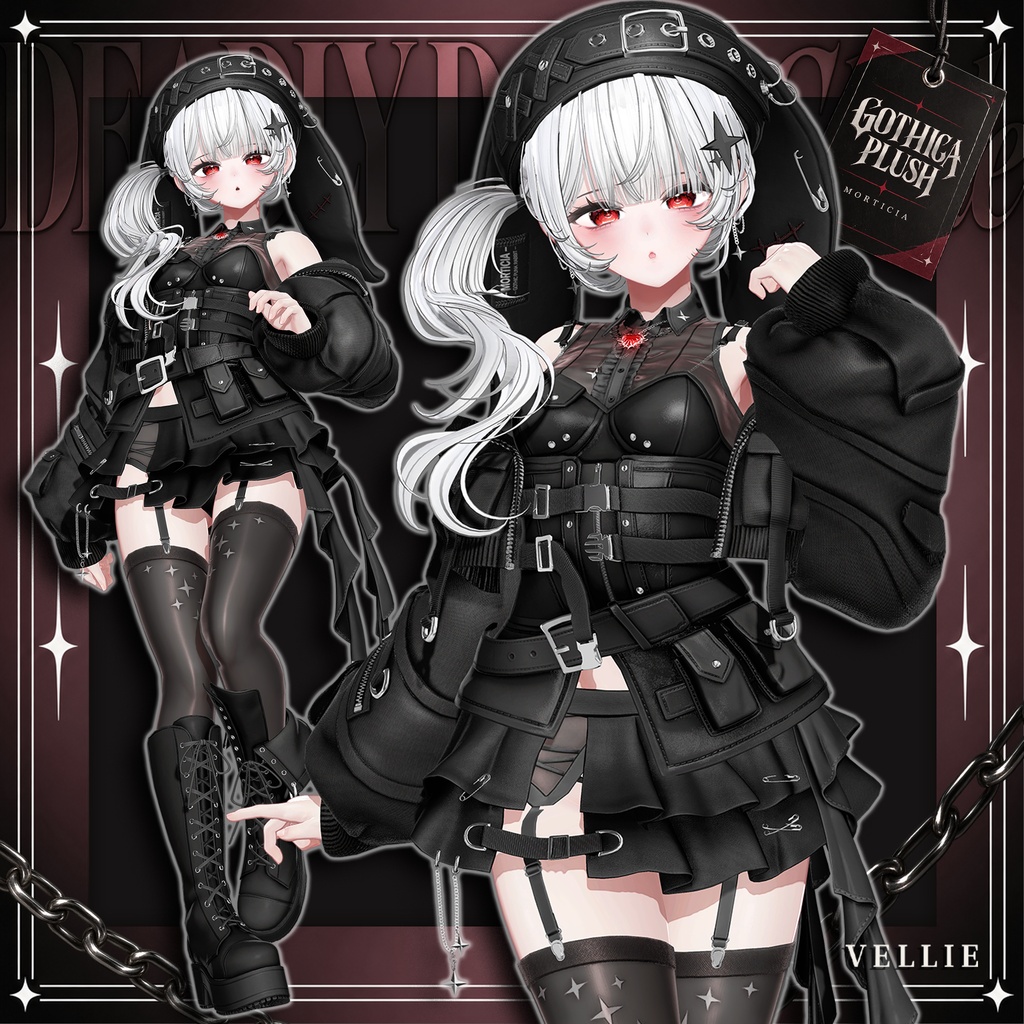 🔴1DAY SALE🐰【VRC 衣装】 Deadly Doll - Shade