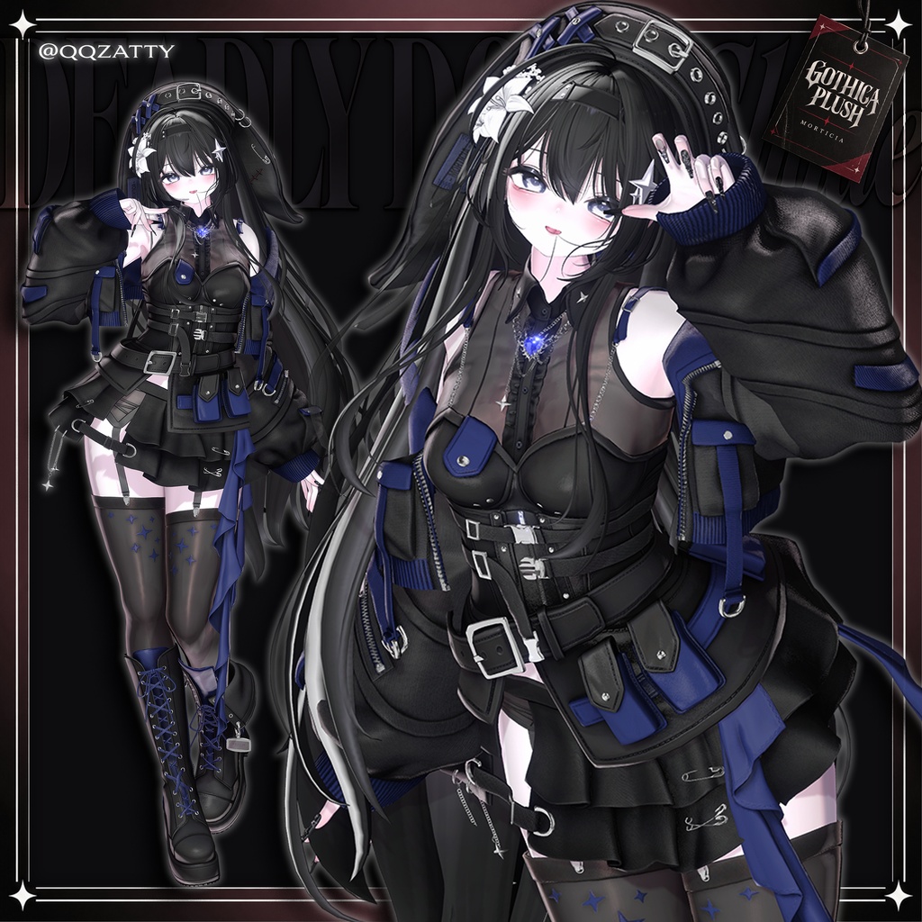 🔴1DAY SALE🐰【VRC 衣装】 Deadly Doll - Shade