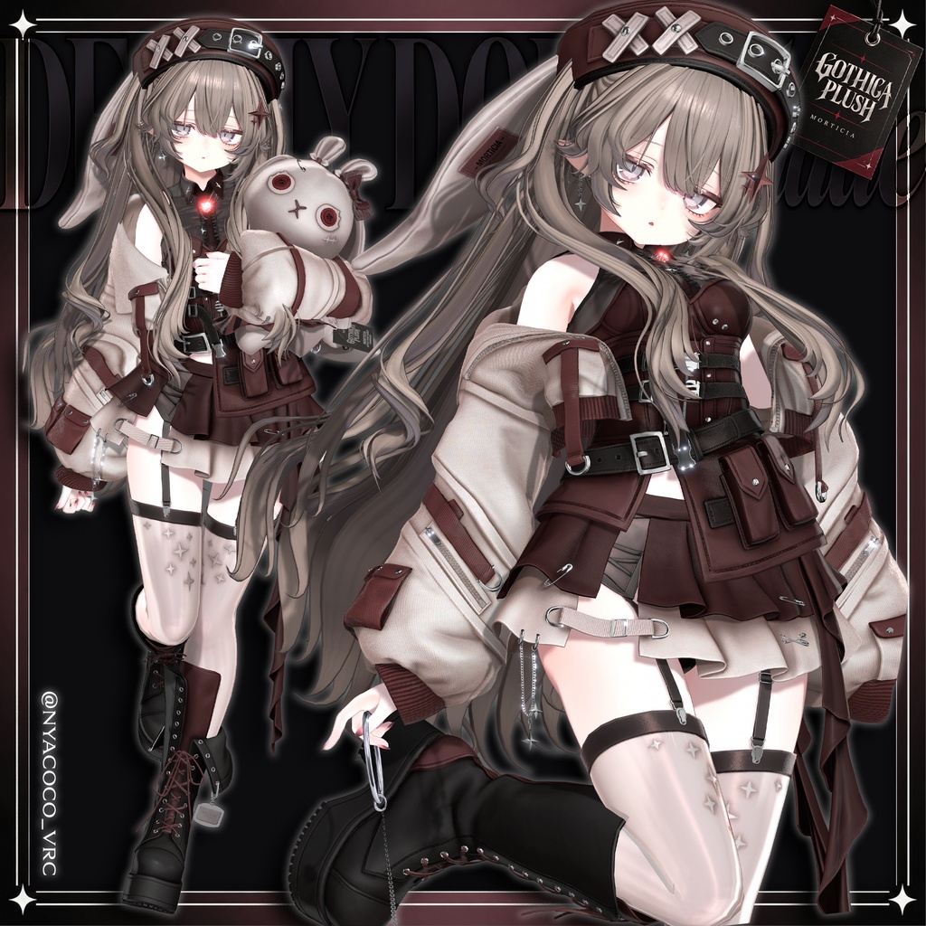 🔴1DAY SALE🐰【VRC 衣装】 Deadly Doll - Shade
