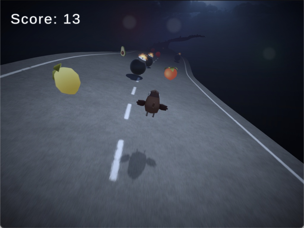 爆走スズメのフルーツレース【無料】