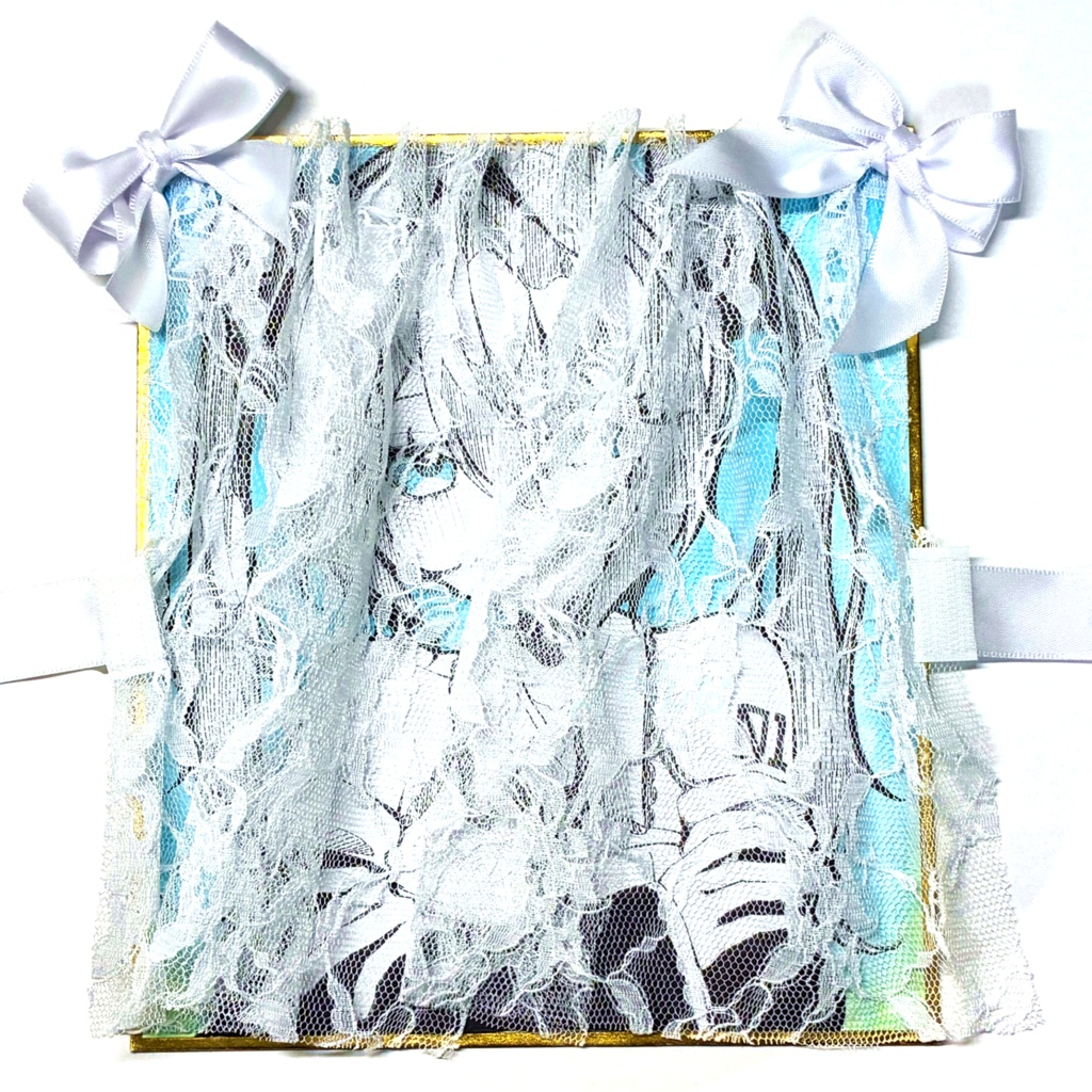 レースカーテン色紙