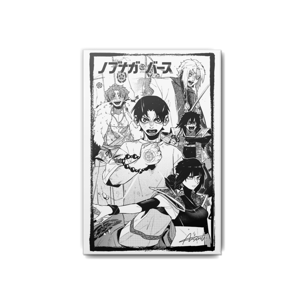 ノブナガバース19話扉絵　缶バッジ