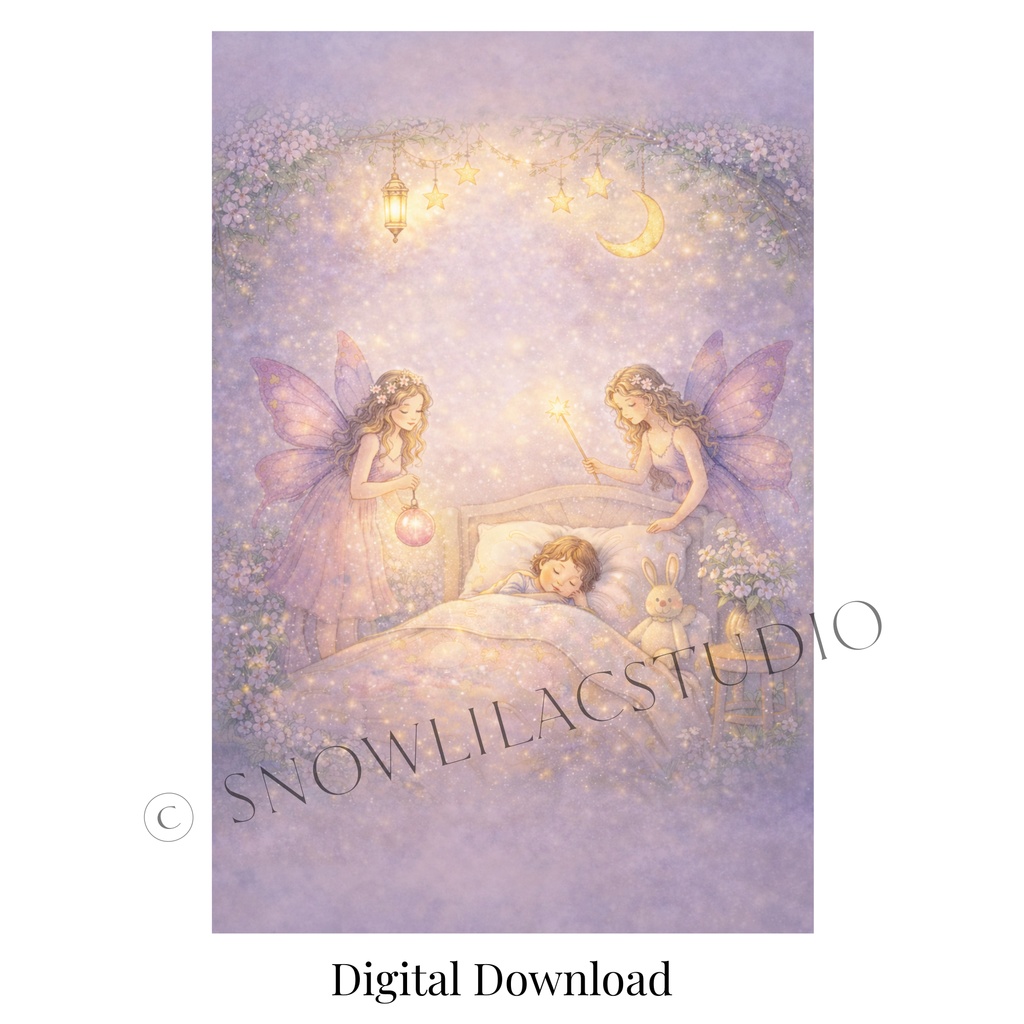 眠りを見守る星の妖精たち