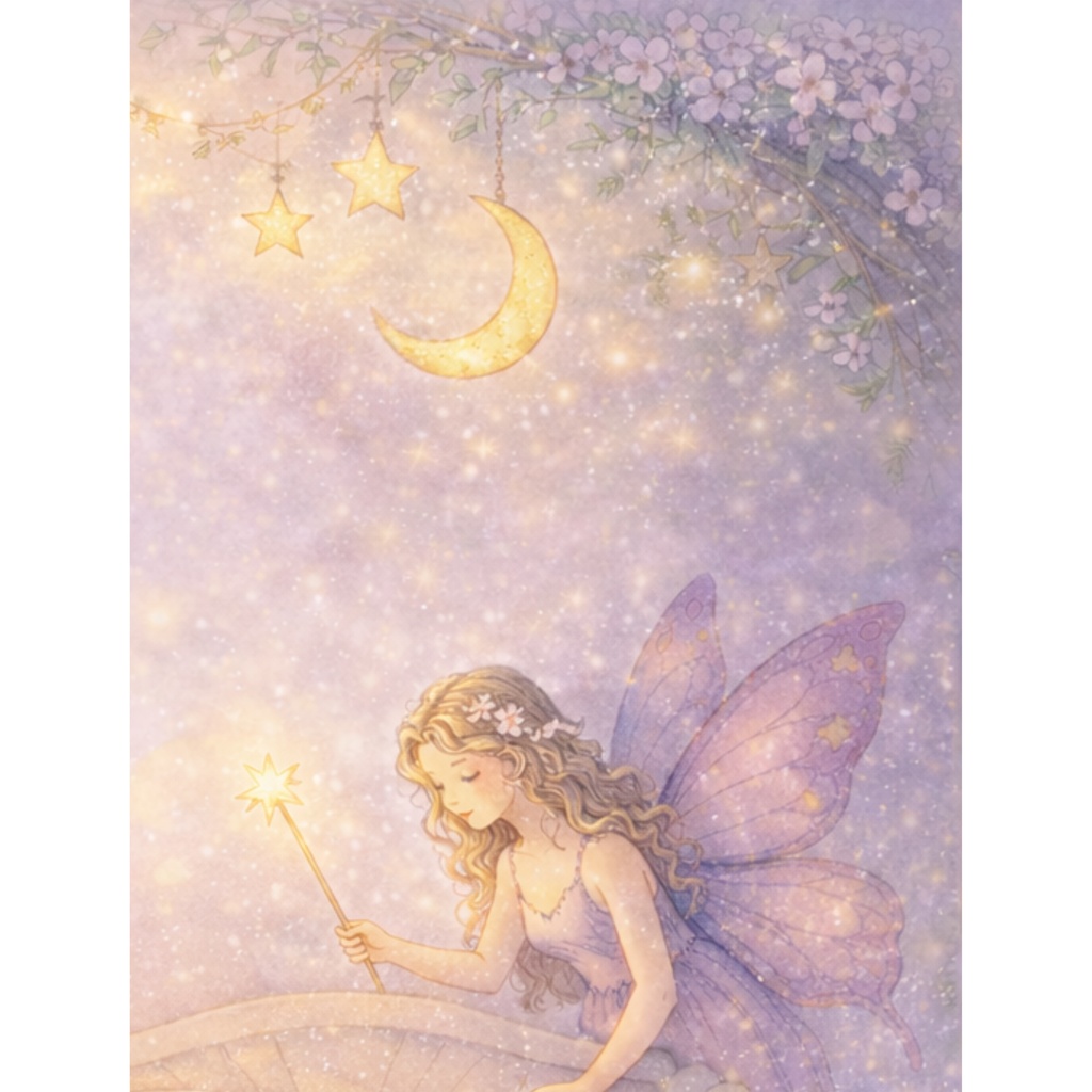 眠りを見守る星の妖精たち