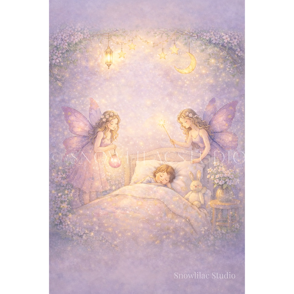 眠りを見守る星の妖精たち