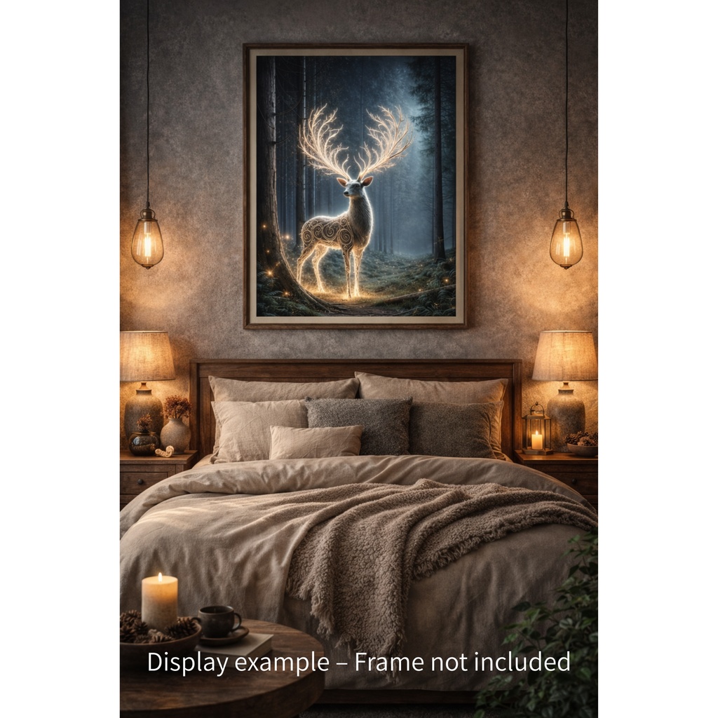 光を宿す森の鹿ーThe Luminous Forest Deer