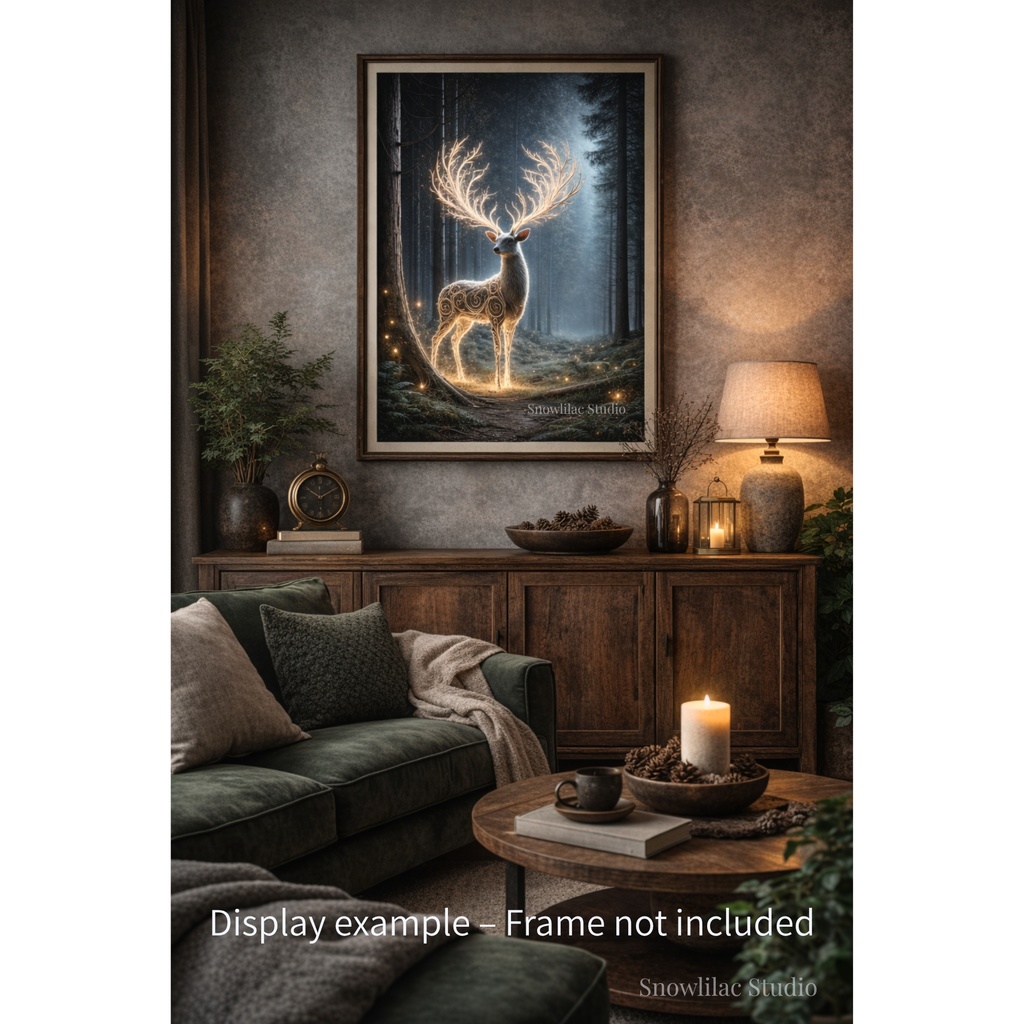 光を宿す森の鹿ーThe Luminous Forest Deer