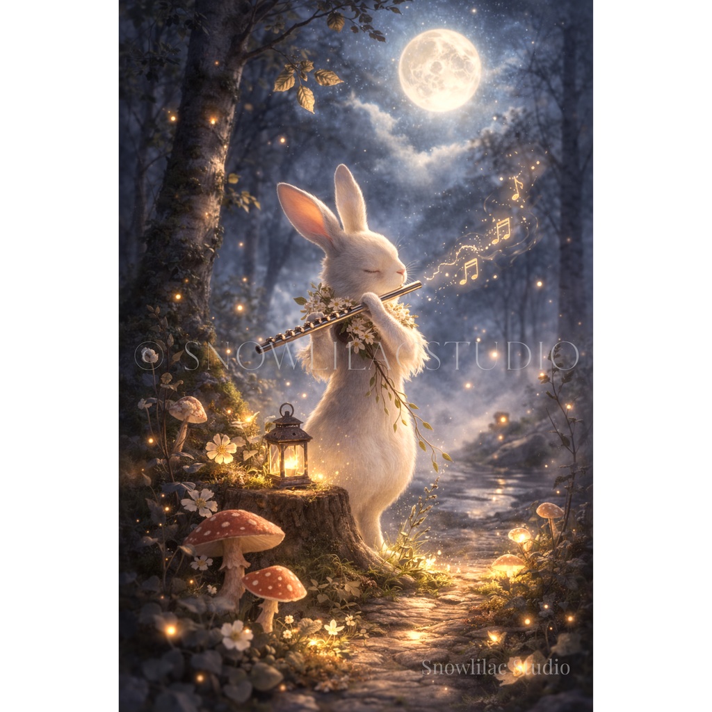 月光に響く森のフルート ー Moonlit Forest Flute