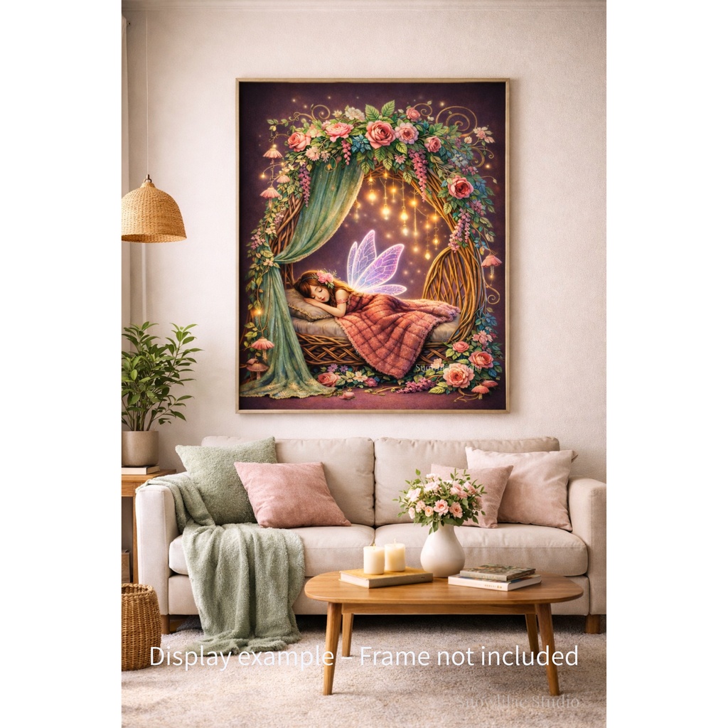 花のアーチで眠る妖精 -Sleeping Fairy Beneath the Floral Arch