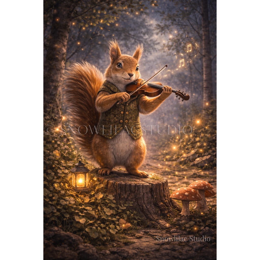 森の音楽家 リスのヴァイオリン 〜 光の旋律 〜