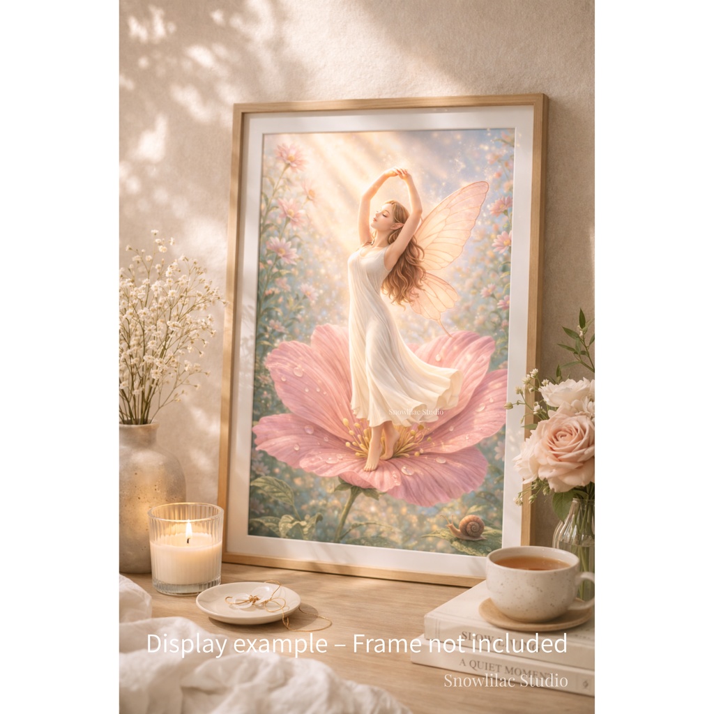 光に舞う花の妖精