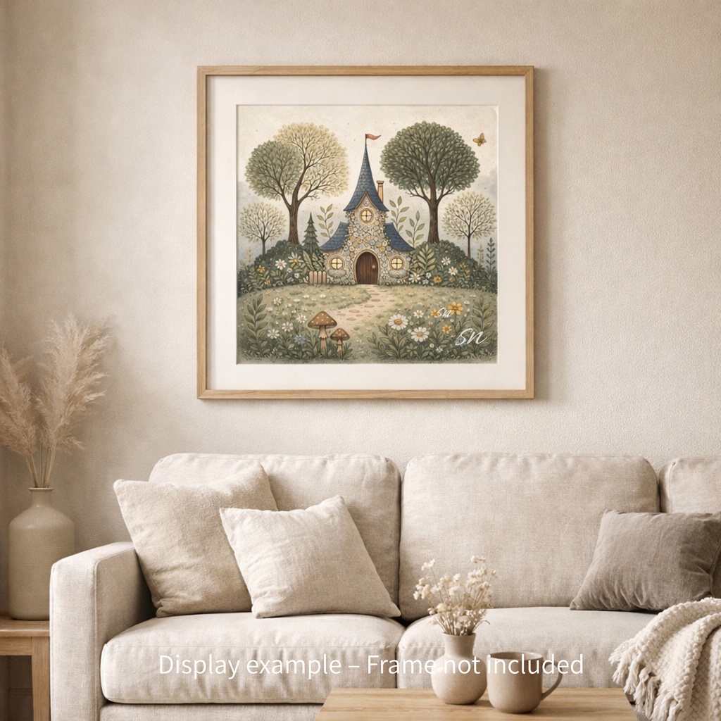 森の小さな花の家