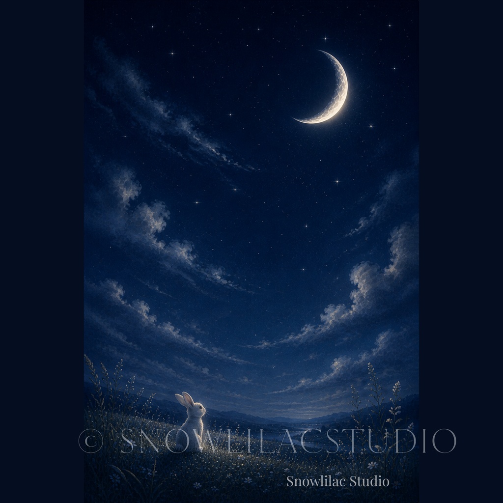 星降る夜に願ううさぎ