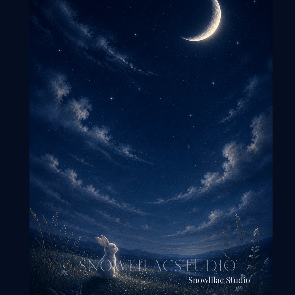 星降る夜に願ううさぎ
