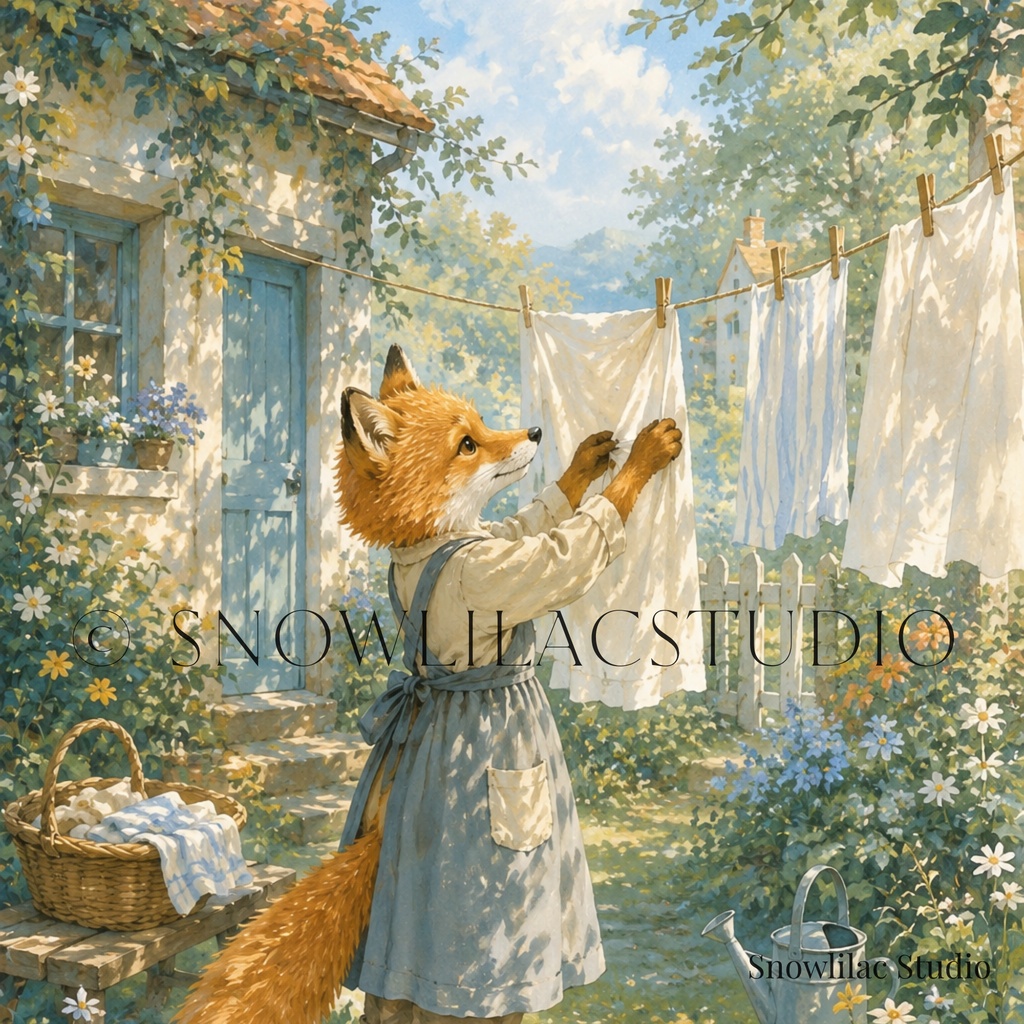 きつねの晴れた庭|Cozy Fox Collection 03