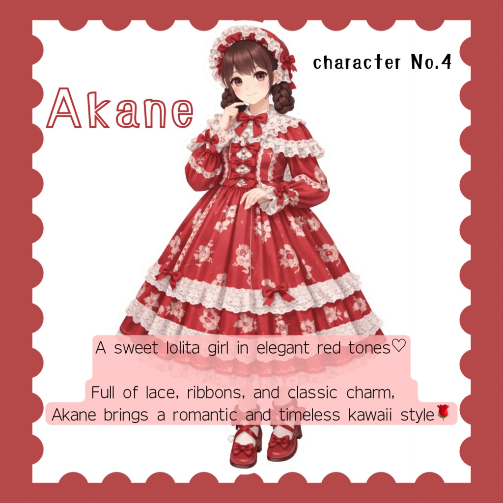 Kawaii Girl Sticker Pack (5 Designs)🎀