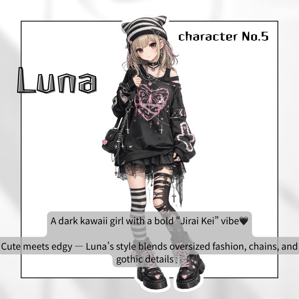 Kawaii Girl Sticker Pack (5 Designs)🎀