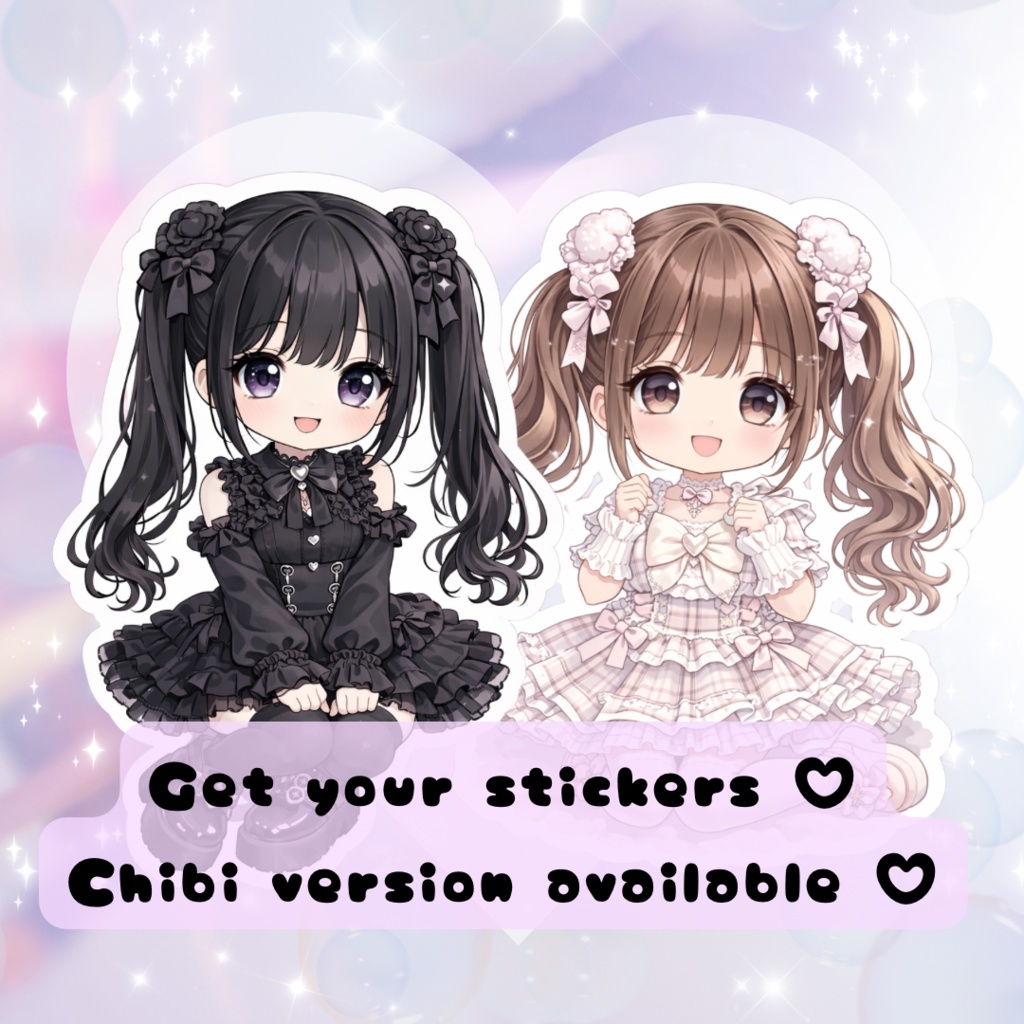 Sweet & Toxic Girl Stickers ♡ (8 Designs Included)