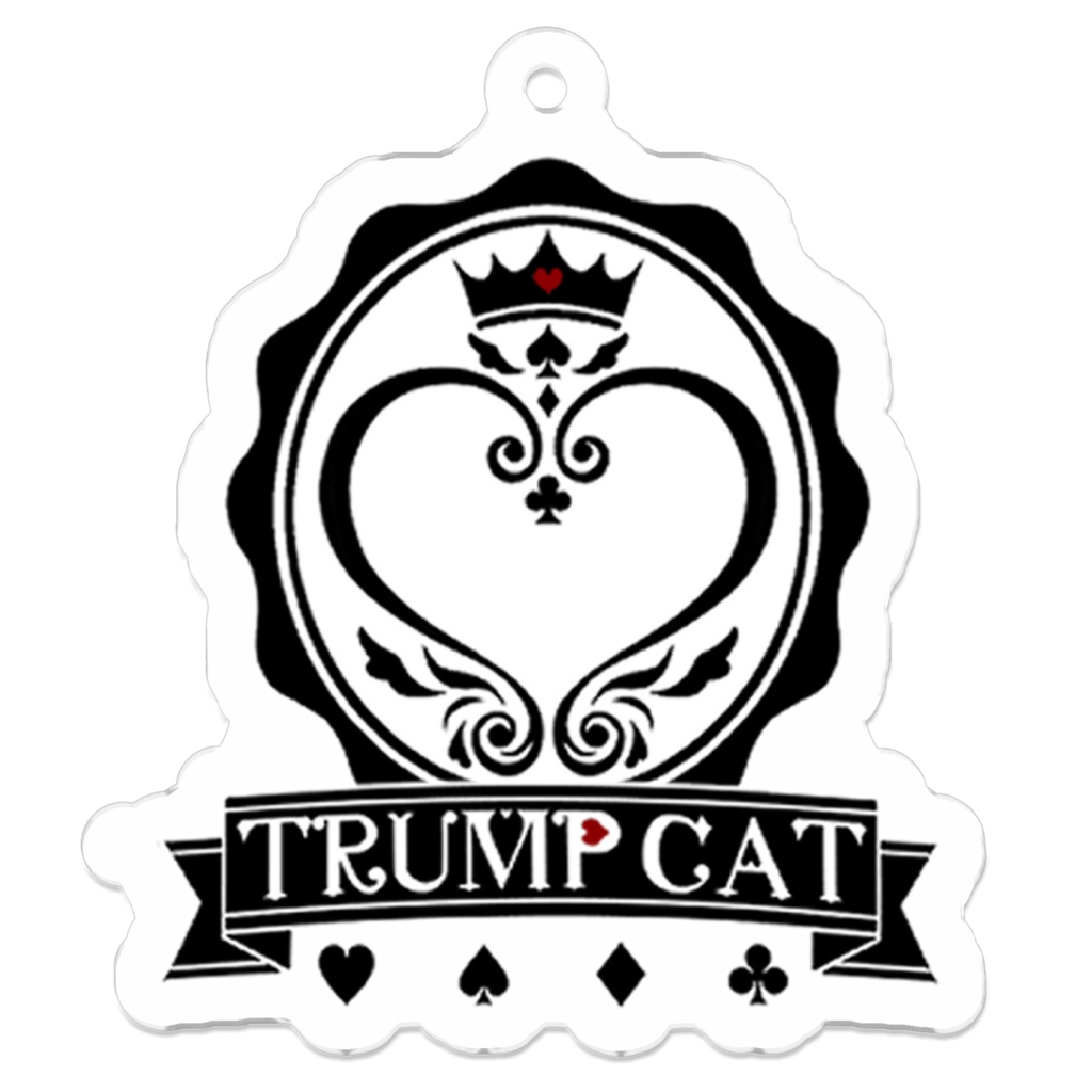 【TRUMP CAT】オリジナルロゴアクリルキーホルダー